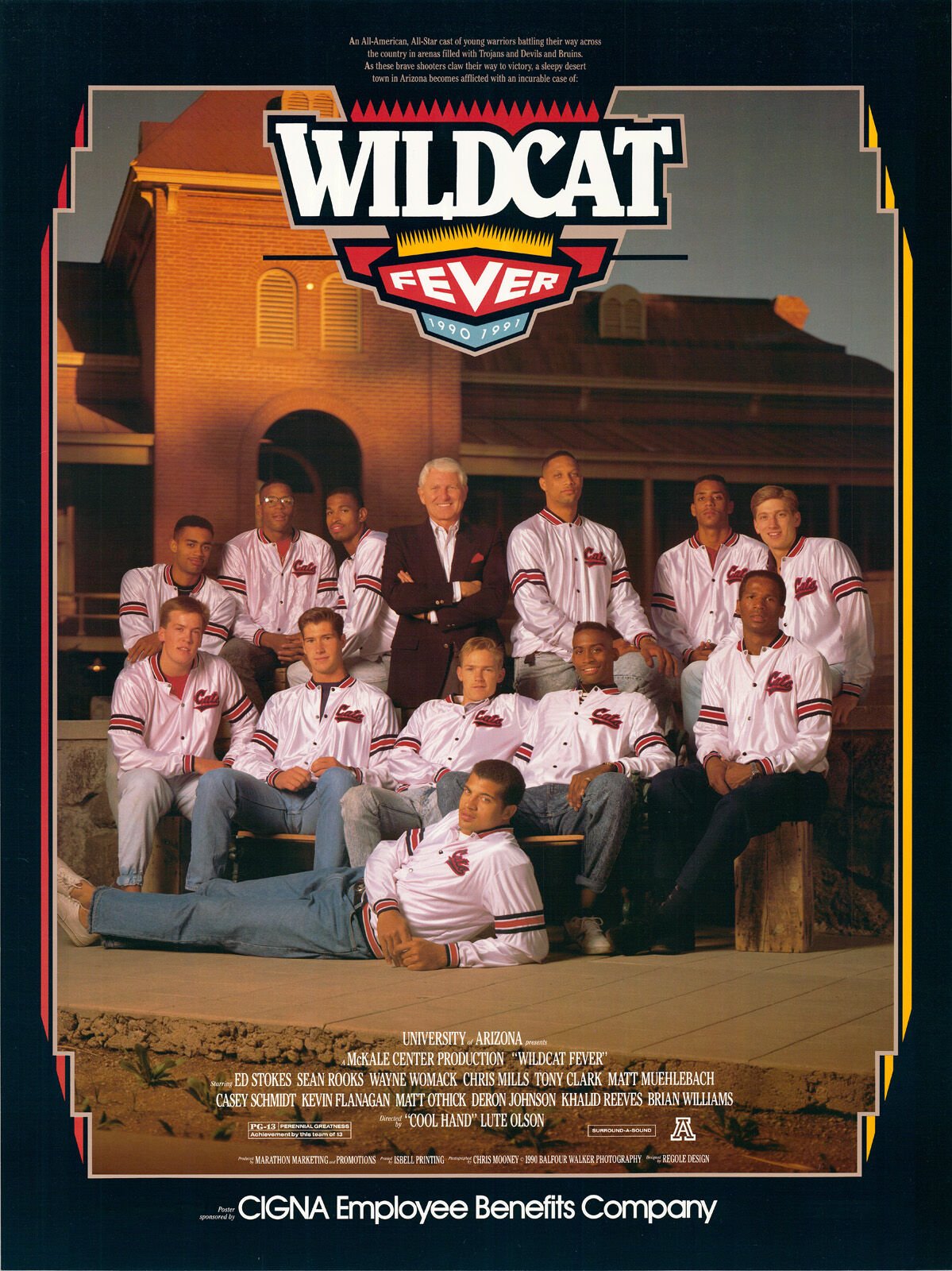Arizona basketball poster 1990-91